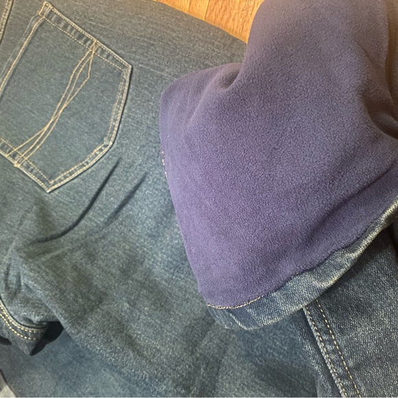 Smith's Workwear Fleece Lined 5 Pocket Denim Pant, Dark Vintage wash 38X34 NWT - Picture 8 of 8